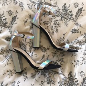 Zara hologram heel strapped sandals 🌟 moving sale